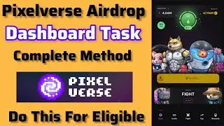 Pixelverse Dashboard Task | Wallet Connect | Airdrop Eligibility | Complete Guide | #Pixelverse