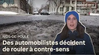 Nids-de-poule à Montréal : les plaintes ont doublé dans les derniers mois | Première ligne