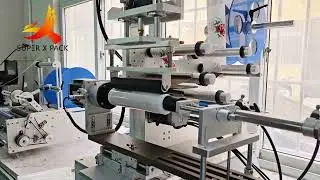 Round bottle sticker labelling machine | Soft tube semi automatic labeling machine