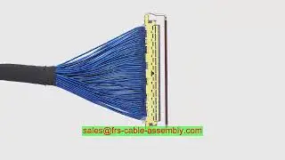 Benutzerdefiniertes LVDS EDP-Kabel-Assembly Elektrodraht und Kabelhersteller Benutzerdefinierte gefo