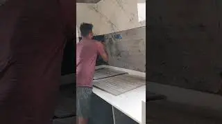 Kitchen wall tiles design latest 🧱Modular Kitchen Tiles Design #kitchen Tiles wall tiles video