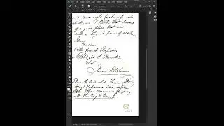 Restore old Damaged Documents- Photoshop #shorts