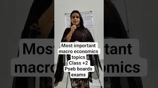 PSEB 12th Macro Economics: 5 Important Topics for Exam Success✅#econbysurbhi#pseb