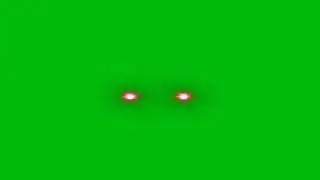 raged eyes glow- meme green screen reupload