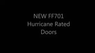 HURRICANE RATED FOUR-FOLD DOOR BY DOOR ENGINEERING
