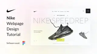 UI Design Tutorial | Nike | Figma Tutorial