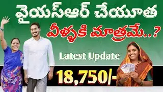 YSR Cheyutha Latest News Today -Cheyutha Latest Update 2024 | YSR EBC Nestham Scheme big update