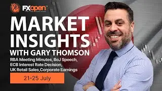Market Insights with Gary Thomson: RBA Minutes, BoJ Speech, ECB Decision, UK Sales, Earnings Reports