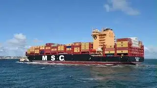 Port of Fremantle, Western Australia, Container ships.