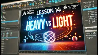 Lesson 14: Weight in Bouncing Ball Animation - Heavy VS Light - Intro to  Maya اردو  हिन्दी