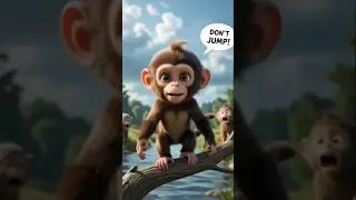 &ldquo;छोटे बंदर की आख़िरी छलांग 💔🐒 | Little Monkey Hero Story&rdquo; #shorts #monkeystory #funny #ytshorts