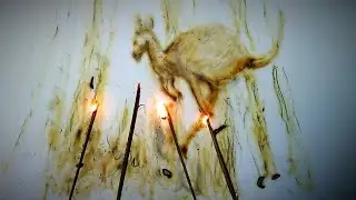 Pray for Australia | I draw Kangaroo with fire stick | drawing touch channel #drawingtouch
