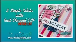 Create Handmade Cards with Pattern Papers Best Dressed DSP by Stampin Up!