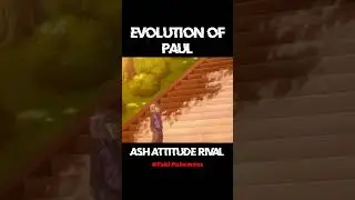 Paul Attitude 😈| Paul Evolution| Ash Attitude Rival Evolution |#pokemon #short #ash#evolution #paul