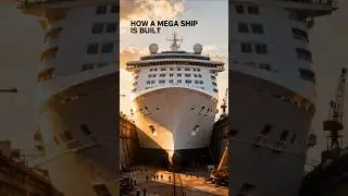 From Zero to Giant: How a Mega Ship Is Built | Insane Timelapse #ship #timelapse #shorts #viral