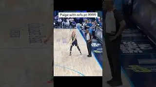 Paige Bueckers trying to have a &ldquo;genuine&rdquo; conversation with the WNBA referee 😂