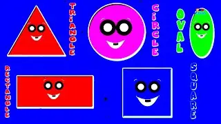 Triangle, Rectangle, Circle, Oval, Square Shape Song ^^, | We Are Shapes | Klasky Csupo 2001 Effects