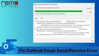 How to Fix Outlook Send Receive Error?