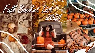 Fall Bucket List Ideas & FALL GIVEAWAY!!