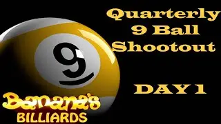 Final matches of Quarterly 9 Ball Open Shoot Out Live from Banana's Billiards \ San Antonio, TX