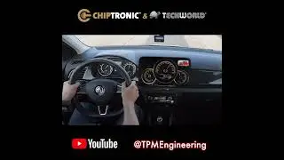 up! GTI vs. Fabia 1.2TSI 0-160Km/h  #chiptronic #techworld #chiptuning