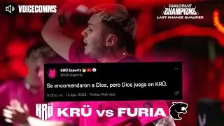 VOICECOMMS VS FURIA - Valorant LCQ | KRÜ Esports