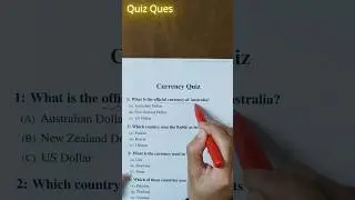 Currency Quiz 🏦💸 | Vol. 3