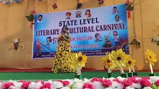 Fancy dress competition by varshini got 🏆@ state level cultural carnival program  hyd