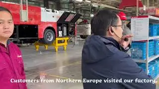 Clients from North Europe visited Ankai bus