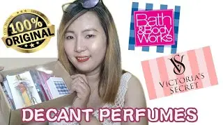 BATH & BODY WORKS + VICTORIA SECRET DECANT PERFUME IN SHOPEE