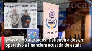 ¡Más de 50 afectados! Detienen a dos en operativo a financiera acusada de estafa