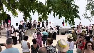 Grup folkcloric de Portugal en Sant Joan De Labritja Eivissa. Baile tradicional folcl&oacute;rico Portugal