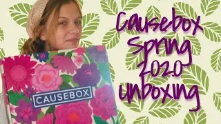 Causebox Spring 2020 Subscription Adult and Teen Unboxing