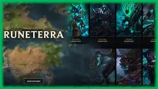 League Of Legends | Runeterra Interactive Map Explore - SHADOW ISLES!