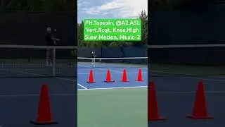 PreBeginner,DS0,Forehand Topspin,Vertical Racquet,Knee High,@A2,ASL,CC,(Regular/Slow Motion, Music2)