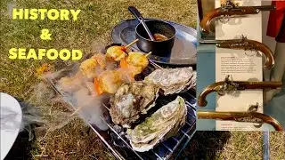 SEAFOOD & GUERNSEY HISTORY - Exploring a History Museum , Oyster , Scallops & Prawns on the BBQ