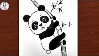 Cute Panda Drawing | How to Draw Panda with Pencil Easy Step by Step Drawing Tutorial for Beginners