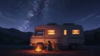 STARRY NIGHT 🌌 Lofi Hip Hop Mix   Campfire Relaxation & Deep Sleep