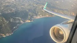 HOT & HEAVY! Condor A321 TOGA take off from Corfu Airport
