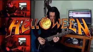 Helloween - Halloween Guitar Cover (Feat. Mr. Cat, PumpkinHead and The Dark Keeper)