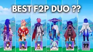 TOP 6 F2P DUO TEAMS!! To Nuke Raiden Shogun BOSS ??[ Genshin Impact ]