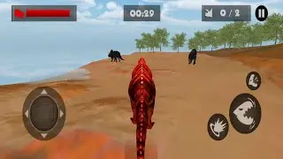 Hungry T-Rex: Island Dinosaur Hunt Android ios Gameplay Walkthrough #160