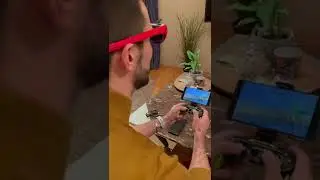 Летим к объекту с Rokid Air. Ссылка в закрепе #shorts #vr #ar