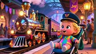 Train Whistle With Baby 🚂🎶 Fun Kids Train Adventure | Nursery Rhyme for Toddlers