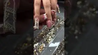 Long Money & Bling Nails 💅💸 | Luxury Nail Set for Boss Babes ✨ #RichVibes