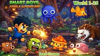 Smart Boys Jungle Adventure Run Game | Level 1-25 | #gaming #games #leadgamer