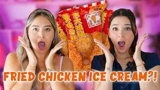 FRIED CHICKEN ICE-CREAM is actually good?!