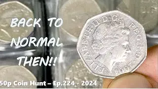 WHAT A DIFFERENCE A WEEK MAKES!! || 50p COIN HUNT - Book 1 Ep.223 - 2024