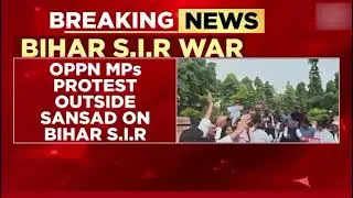 Massive Protest in Indian Parliament Over Controversial Bihar Law | Congress Hints| Election Boycott