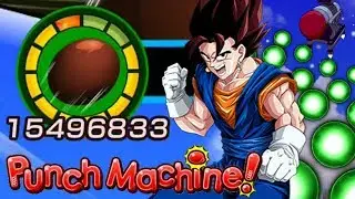 100% TUR Candy Vegito Nuke Test vs Punch Machine | Dragon Ball Z Dokkan Battle